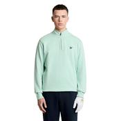 Lyle &amp; Scott Gents 1/4 Zip Midlayer Large Morning Mint Y409