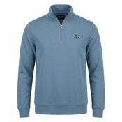 Lyle &amp; Scott Gents 1/4 Zip Midlayer Small Ocean Sky X861 image