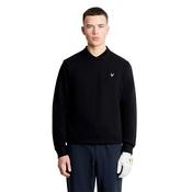 Lyle &amp; Scott Gents Crewneck Sweatshirt Small Jet Black Z865