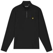 Lyle &amp; Scott Gents Performance 1/4 Zip Medium Jet Black Z865 image