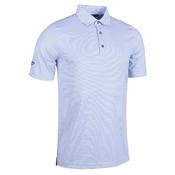 Glenmuir Gents Torrance Stripe Polo Small White - Tahiti image