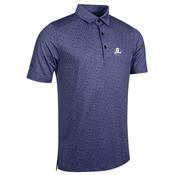 Glenmuir Gents Overton Prnt Polo RC Small Navy image