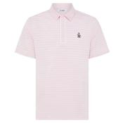 Original Penguin Gents Heritage Stripe Polo Medium STRAWBERRY PINK 689 image