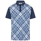 Original Penguin Gents Blocked Polo Medium Black - Iris 417