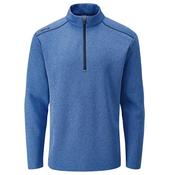 Ping Gents Ramsey 1/2 Zip  Top Small Snorkel Blue - Marl SM45