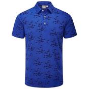 Ping Gents Rae Polo Shirt Small Blue Surf 149 image