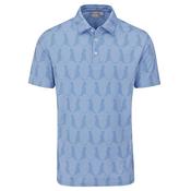 Ping Gents Mr. Ping Printed Polo Small Cornet Blue image