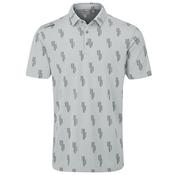 Ping Gents Arizona Cactus Polo Small Pearl Grey image