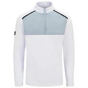 Ping Gents Keeton 1/2 Zip Midlayer Small White Pearl Grey