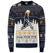 Ping Festive Mr.PING Jumper Small Oxford Blue