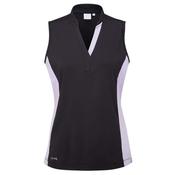 Ping Ladies Bardot SL Polo 14 Black - Cool - Lilac image