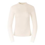 Pure Golf Ladies Olwen Mock Neck Top Small Champagne