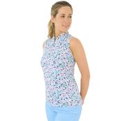 Pure Golf Ladies Ellen 2 Sleeveless Polo XSmall Mirrored image