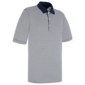 Proquip Gents Pro Tech Barstripe Polo Small Navy - White