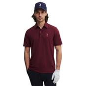 Seve Gents Big Icon Polo Medium Burgundy image