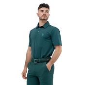 Seve Gents Big Icon Polo Small Deep Green image