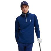 Seve Gents Icon Capitan Half Hoodie Small Ink Blue