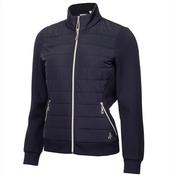 Green Lamb Megan Quilted  Jacket 10 Navy