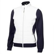 Green Lamb Megan Quilted Jacket 18 White - Navy image