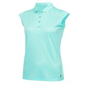 Green Lamb Nancy Lightweight Cap Sleeve Polo 12 Aqua