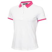 Green Lamb Oakley Club Polo 16 White - Raspberry image