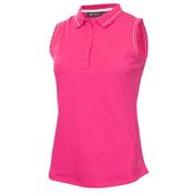 Green Lamb Octavia S/less Club Polo 12 Raspberry / Pink image
