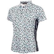 Green Lamb Odelle Printed Polo 8 Arielli Print image