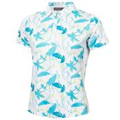 Green Lamb Odelle Printed Polo 8 Sixties Print image