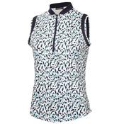 Green Lamb Odessa S/less Printed Polo 8 Arielli Print image