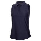 Green Lamb Olga S/less Mesh Polo 8 Navy image