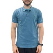 Lyle &amp; Scott Gents Polo Shirt Medium Ocean Sky X861 image