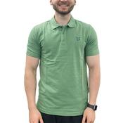 Lyle &amp; Scott Gents Polo Shirt Medium Smoke Green X576 image