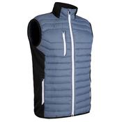 Sunderland Gents Anton Padded  Gilet Small Storm Grey - Black - White