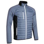Sunderland Gents Zermatt Padded  Jacket Small Storm Grey - Black - White