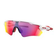 Oakley Radar EV Polished White Glasses 38 Prizm Ruby image