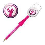 Surprizeshop Lady Golfer Retractable Pencil  Pink
