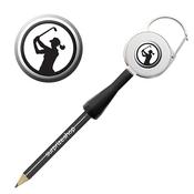 Surprizeshop Lady Golfer Retractable Pencil  Black