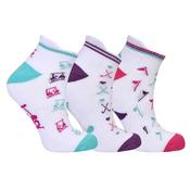 Surprizeshop Ladies 3-Pair Socks 4-7  Multicolour
