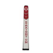 Straight On Tour Putter Grip Size 2  Red White image