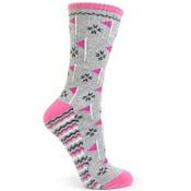 Surprizeshop Ladies Flag Emblem Socks 4-7  Grey