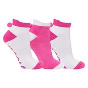 Surprizeshop Ladies Pom Socks 3-Pair 4-7  Pink image