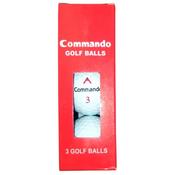 Commando Golf Balls (3 Balls)  White image