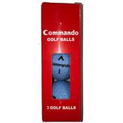 Commando Golf Balls (3 Balls)  Blue image