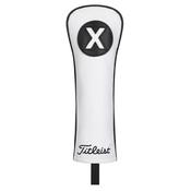 Titleist Leather Hybrid Headcover  Black - White image