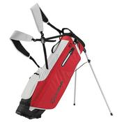 TaylorMade Flextech Superlite Stand  Bag  Silver - Red image