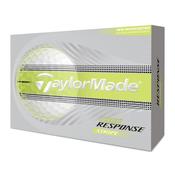 TaylorMade Tour Response Stripe Ball Dozen Neon -Yellow