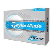 TaylorMade Tour Response Stripe Ball Dozen Neon Blue