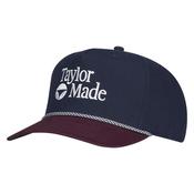 TaylorMade Gents LS A-Frame Stock Rope Hat Regular Navy image