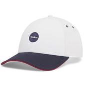 Titleist Nautical Links Montauk Tech Seersucker Cap White - Navy image