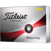 Titleist Pro V1X 23 Golf Balls Dozen Yellow image